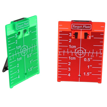1PCS inch/cm Laser Target Card Plate For Green/Red Laser Level Suitable For Line Lasers 11.5cmx7.4cm