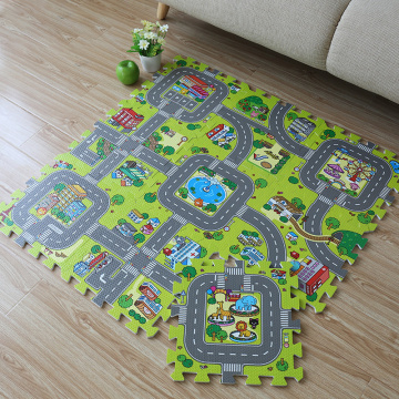 Baby Play Mat 9Pcs 30*30cm Removable Foam Gym Mat Tile Puzzle Mats DIY Baby Carpets For Carpets Mat Indoor Educational Toys