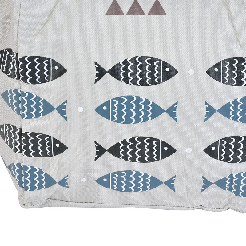 Litthing 2020 Cartoon Print Fish Tote Lunch Bag Waterproof Large Capacity Thermal Portable Food Picnic LunchBag