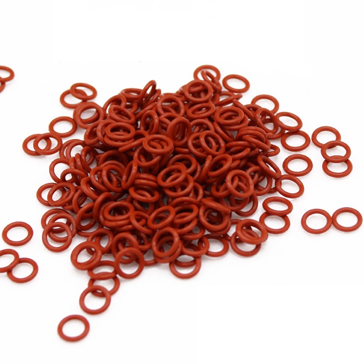 10pcs Red Silicone O Ring Gasket CS 3mm OD 10 ~ 70mm FoodGrade Waterproof Washer Rubber Insulated Round Shape Seal Thickness 5mm