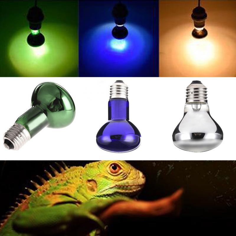 25/50/75/100W UV Reptile Lamp Bulb Turtle Basking UV Light Bulbs Heating Lamp For Amphibians Lizards Snake