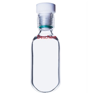 80ml Glass High Pressure Bottle,45*70 Heavy Wall Vessel With #15 PTFE Thred