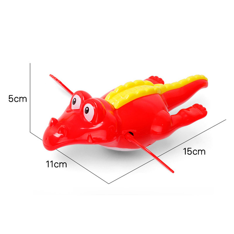 New 1pc Baby Kids Crocodile Wind Up Tortoise Tortoise Chain Bathing Shower Funny Clockwork water toy for kids bath swimming toys