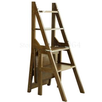 NEW Thick Creative Ladder Household Folding Multifunctional Herringbone Chair Dual-purpose Indoor Climbing Stair Stool Mobile