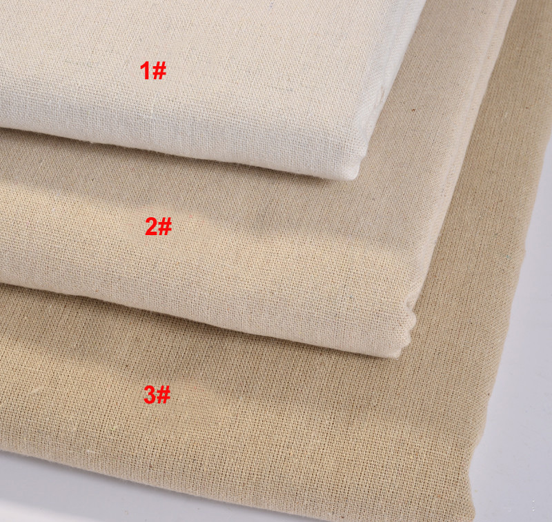 oneroom Solid Cotton Linen Fabric For Embroidery,DIY Sewing,Sofa,Curtain,Bag,Cushion,Furniture Cover Material,Half Meter