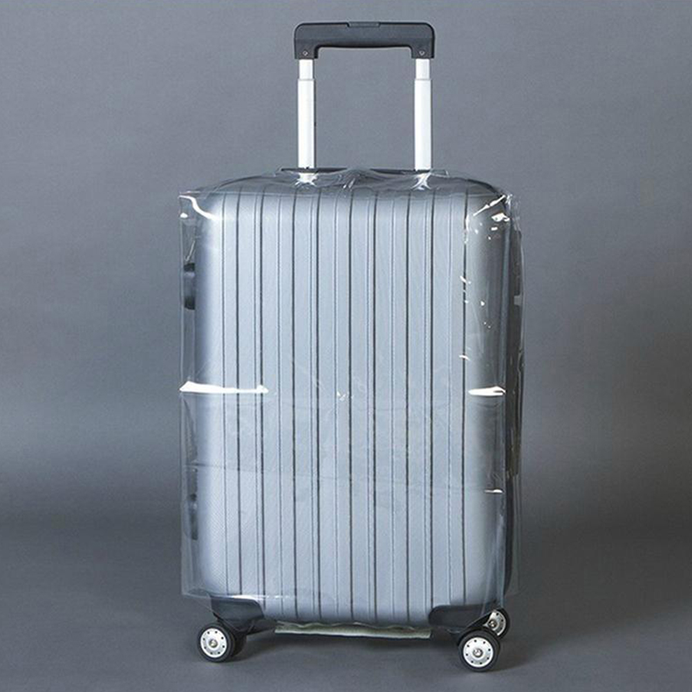 Travel Waterproof Suitcase Cover Transparent Luggage Cover PVC Thickening Size 20/22/24/26/28 Dustproof Protective Cover