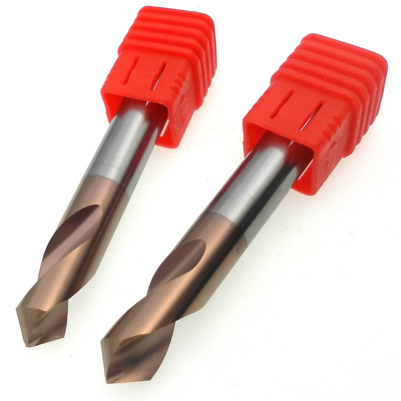 MZG HRC60 WGTCDDZ Coated Tungsten Carbide Steel Point Angle 90 Degree Spot Drill Bit for Machining Hole Drill Chamfering Tools