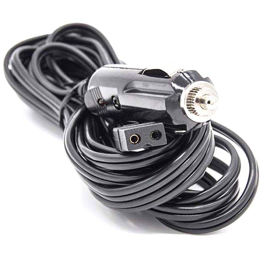 Black 1.8M 12V24VDC Copper Car refrigerator power cord Online extension cable conversion Adapter plug Electric Wire Fridge Cable