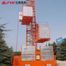 2000kg single or double cage construction elevator