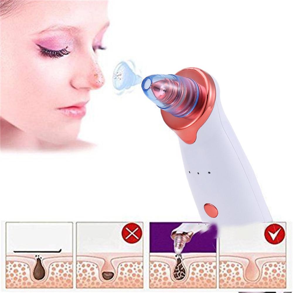 Electric Facial Vacuum Pore Cleaner Acne Blackhead Removal Extractor Machine USB Rechargeable Spot Cleaner Beauty Skin Care Tool