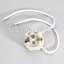 2pcs,Off-white G12 Socket Ceramic Light Holder 70W 4A 1000V high / low voltage sodium lamp