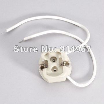 2pcs,Off-white G12 Socket Ceramic Light Holder 70W 4A 1000V high / low voltage sodium lamp
