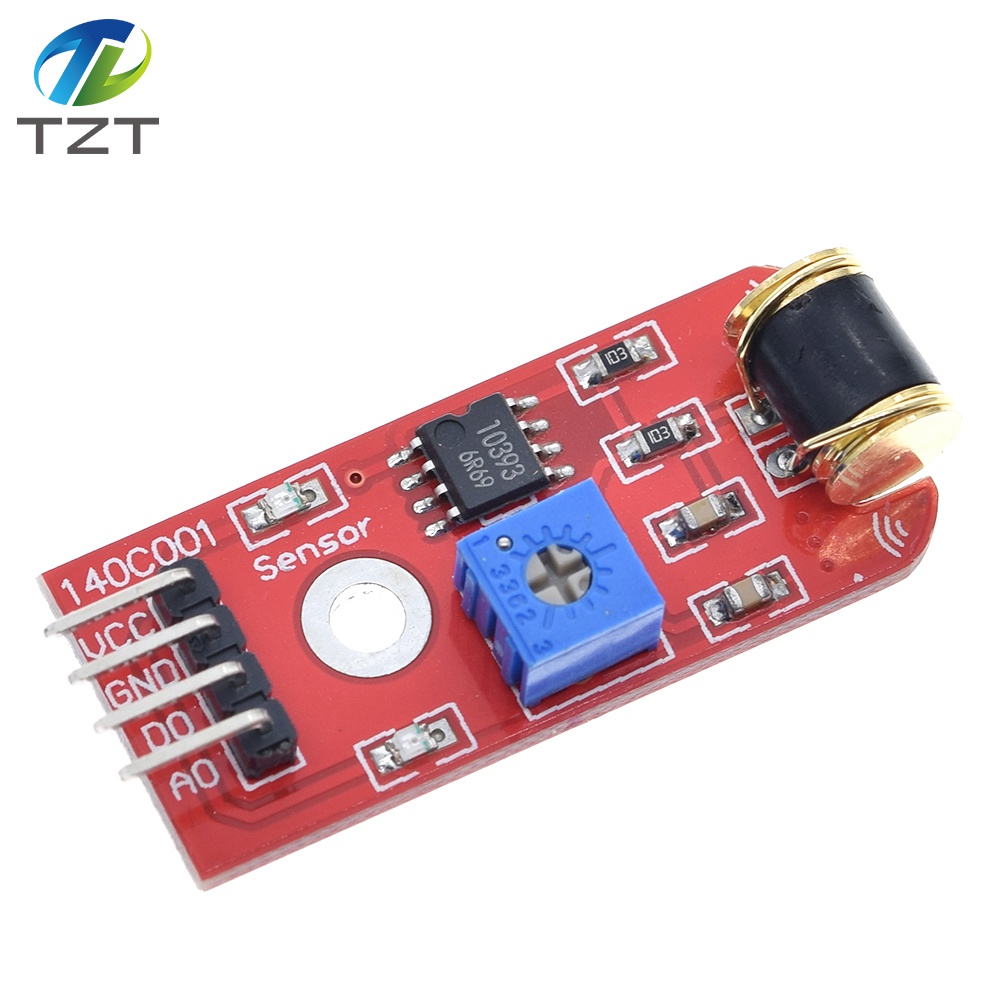 TZT 801s Shake vibration Sensor Module For Arduino Open Source LM393 3-5VDC TT Logic