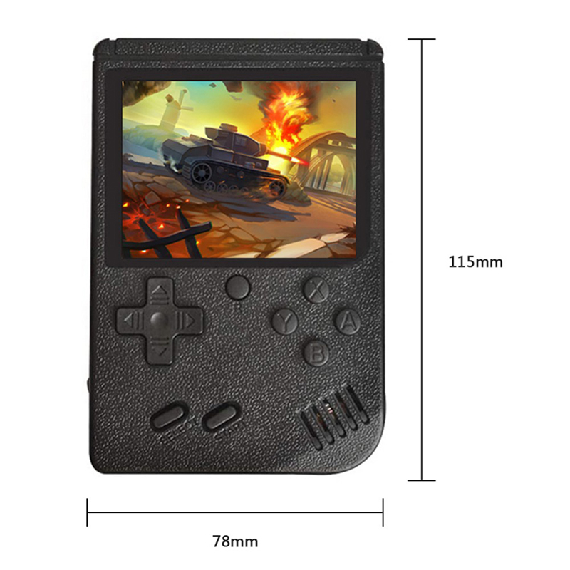 Portable Game Console Mini Handheld Game Console Video 8-Bit 3.0 Inch Color LCD Kids Color Game Player Built-in 400 games