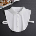 White Fake Collar Women Detachable Collars Cuff Lace False Collars Woman Stand Removable Faux Col Half Shirt Clothes Accessories