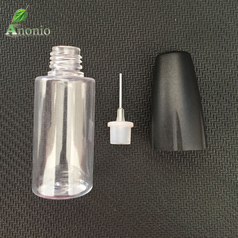 50pcs 10ml PET Plastic Needle Bottle Ego l Dropper Juice Eye Liquid Container Solvent Light Oils Eye Drops Plastic Bottle 0B