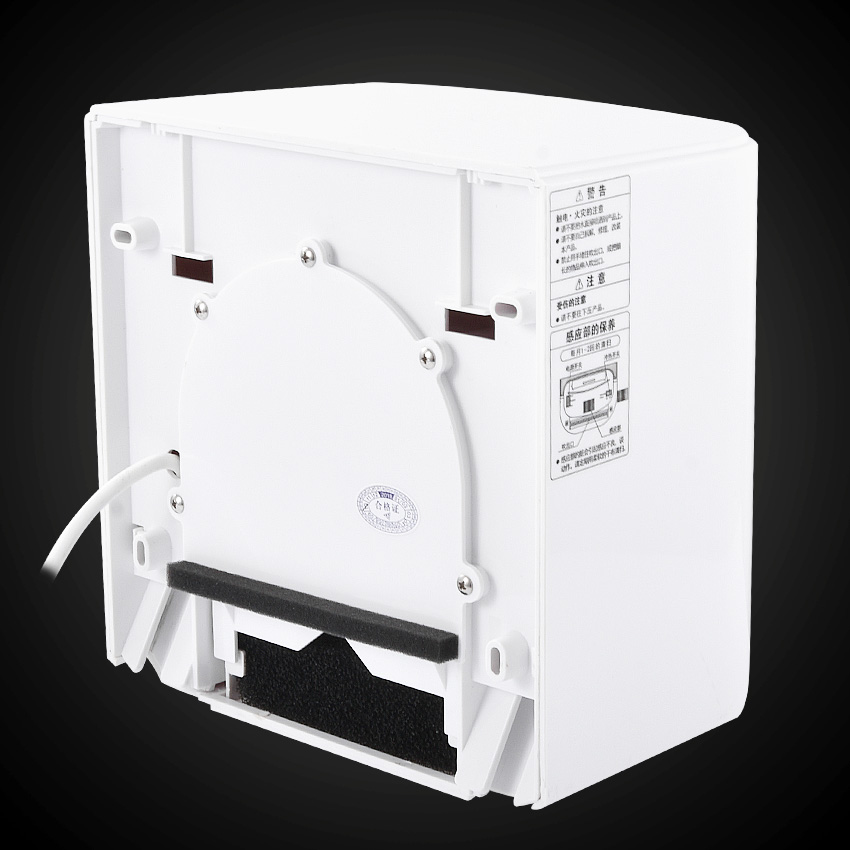 1pc 81008 Household hand-drying device Bathroom Hotel automatic sensor jet hand dryer 110V/220V sensor Hot cold wind 1100W white