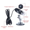 1600X USB Digital Microscope Camera Endoscope 8LED Magnifier with Metal Stand L&K Dropship