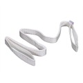 2T 2/4/6M Flat Lifting Sling White Webbing Sling Strong Fiber Hoisting Belt Lifting Straps - 1 Pcs