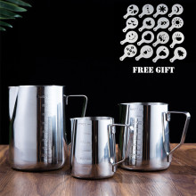 Multisize Stainless Steel Coffee Stencils Cup Garland Pot Art Barista Tools Coffee Accessories Easy Going Coffee Stencil Mold