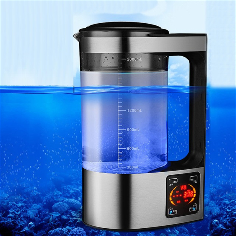 Water Ionizer Machine 2L Electric Hydrogen Rich Water Kettle Machine Water filter Drink Hydrogen Water Generator
