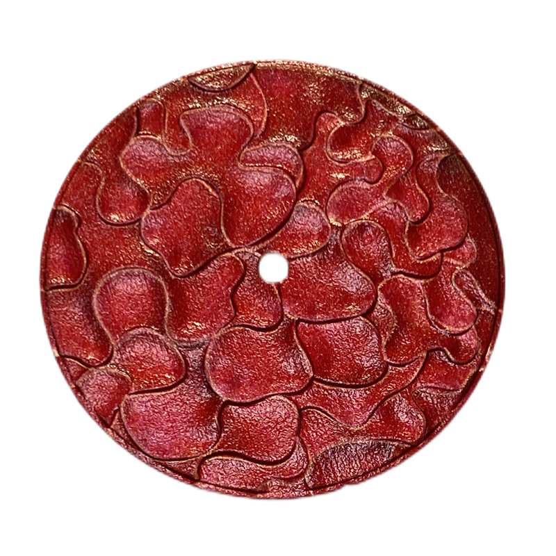 Flower pattern watch dial 