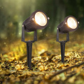LED 9W Lawn Lamps RGB With Remote Control LED Spike Light IP67 LED Landscape Spot Light Bulb Green Path Outdoor Lighting 230V