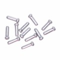 12Pcs Aluminium Alloy Metal Bicycle Brake Gear Cable Wire End Caps Gear Cable Wire Outer Cap Cover Crimps Tips Ferrules