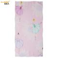 Ballerina Girl Print Bathroom Hotel Dry Hand Hair Towel Dancer Dancing Ballet White Daisy Flower Beach Towel Girls Pink Blanket