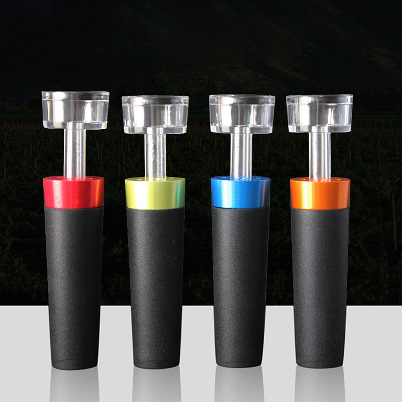 Aluminum Alloy Head Wine Bottle Stopper Red Wine Champagne Vacuum Sealed Preservation Lid Cap Closures