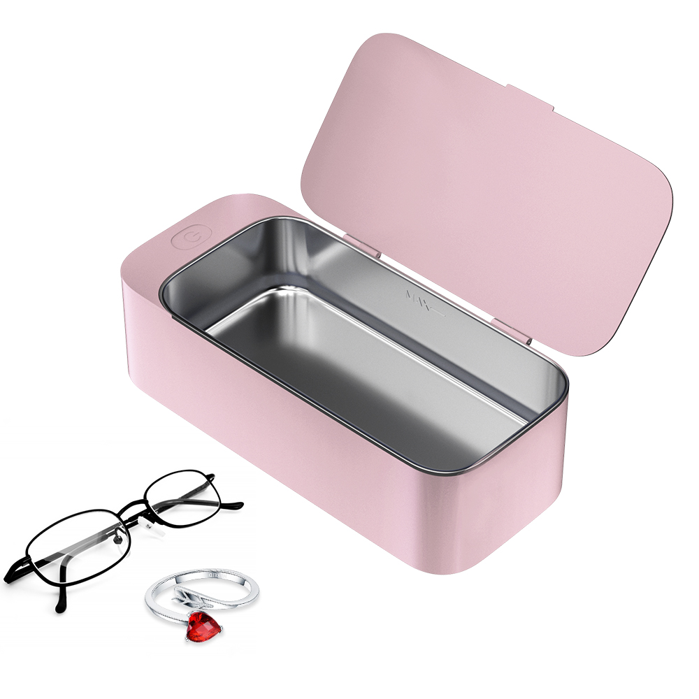 450ml Household Ultrasonic Cleaner Glasses Jewelry Cosmetic Brush Small Size Watch Dental Ultrasound Cleaning Machine Oil Remove