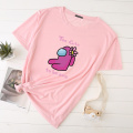New Game Among Us Printed Aesthetic Women T Shirt Harajuku Female 2020 Funny Impostor T-Shirt For Girl Cartoon Tshirt Top Tees