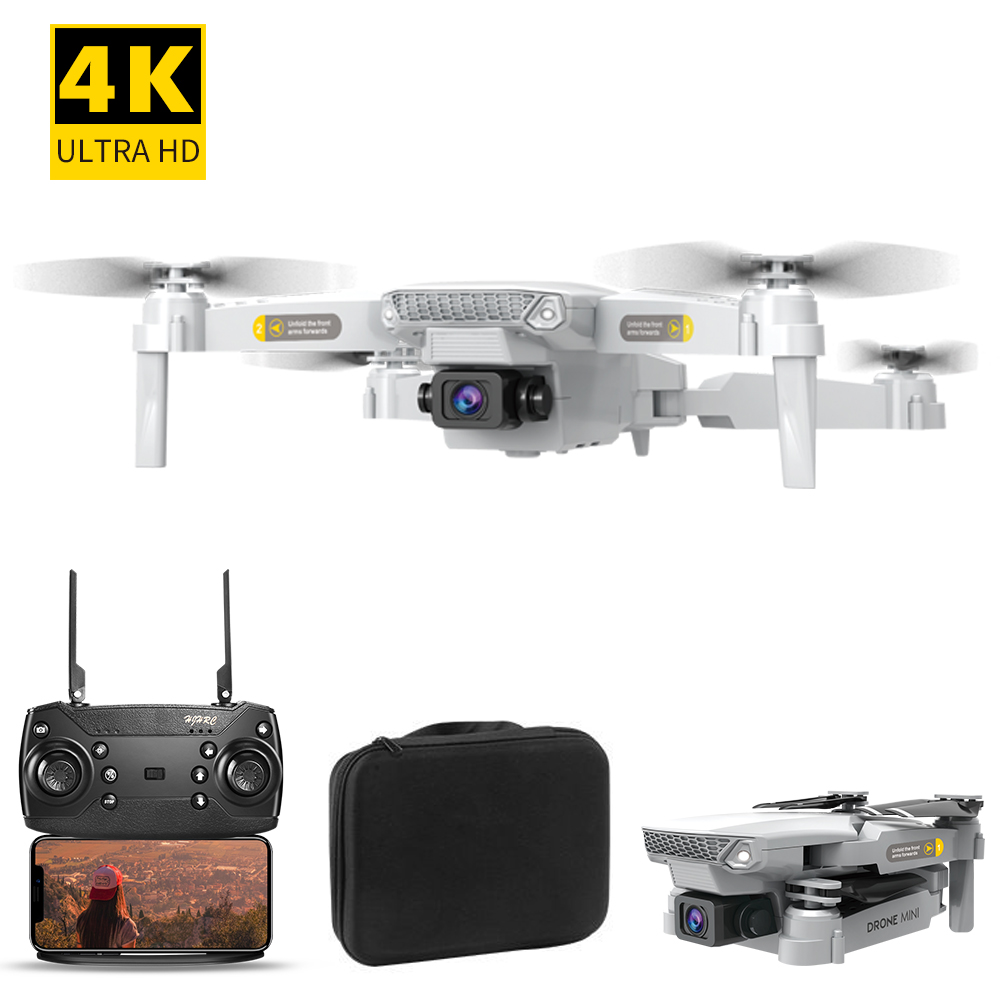 Christmas New Product HJ15 RC Drone 4K HD Dual Camera Headless Mode Aerial Photography Foldable Durable Quadcopter Gift Toys