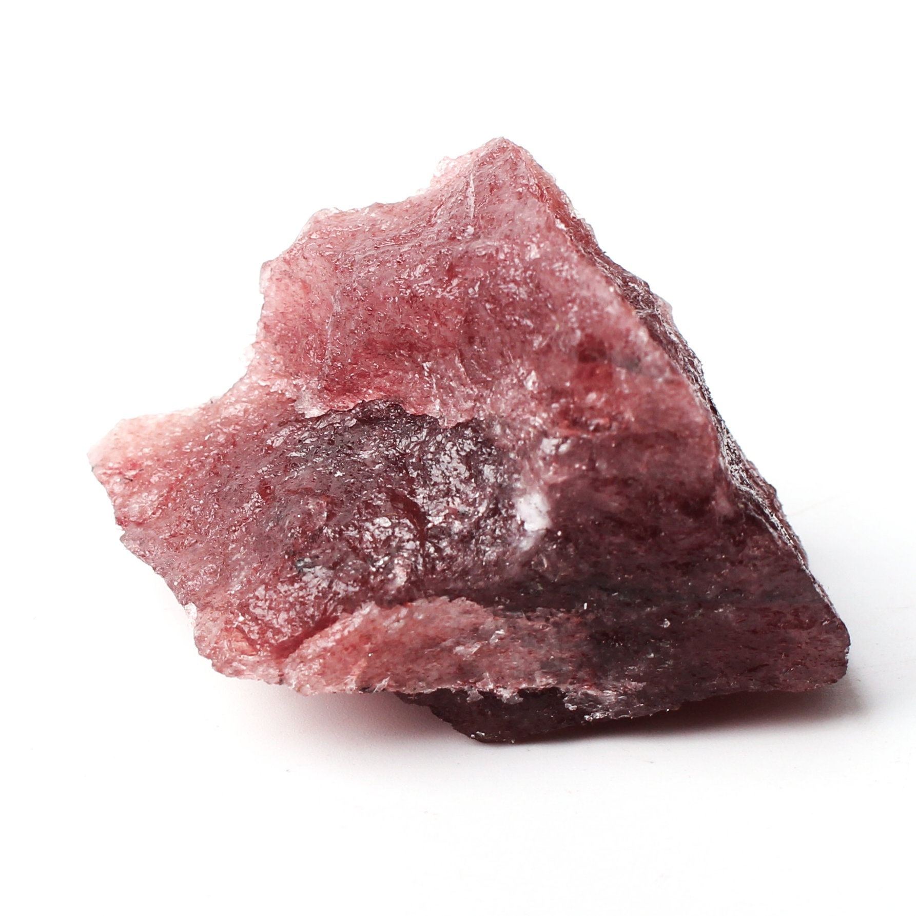 1PC Natural Strawberry Quartz Crystal Rock Rough Stone Mineral Specimen Chakra Reiki Healing Gemstone Home Decor