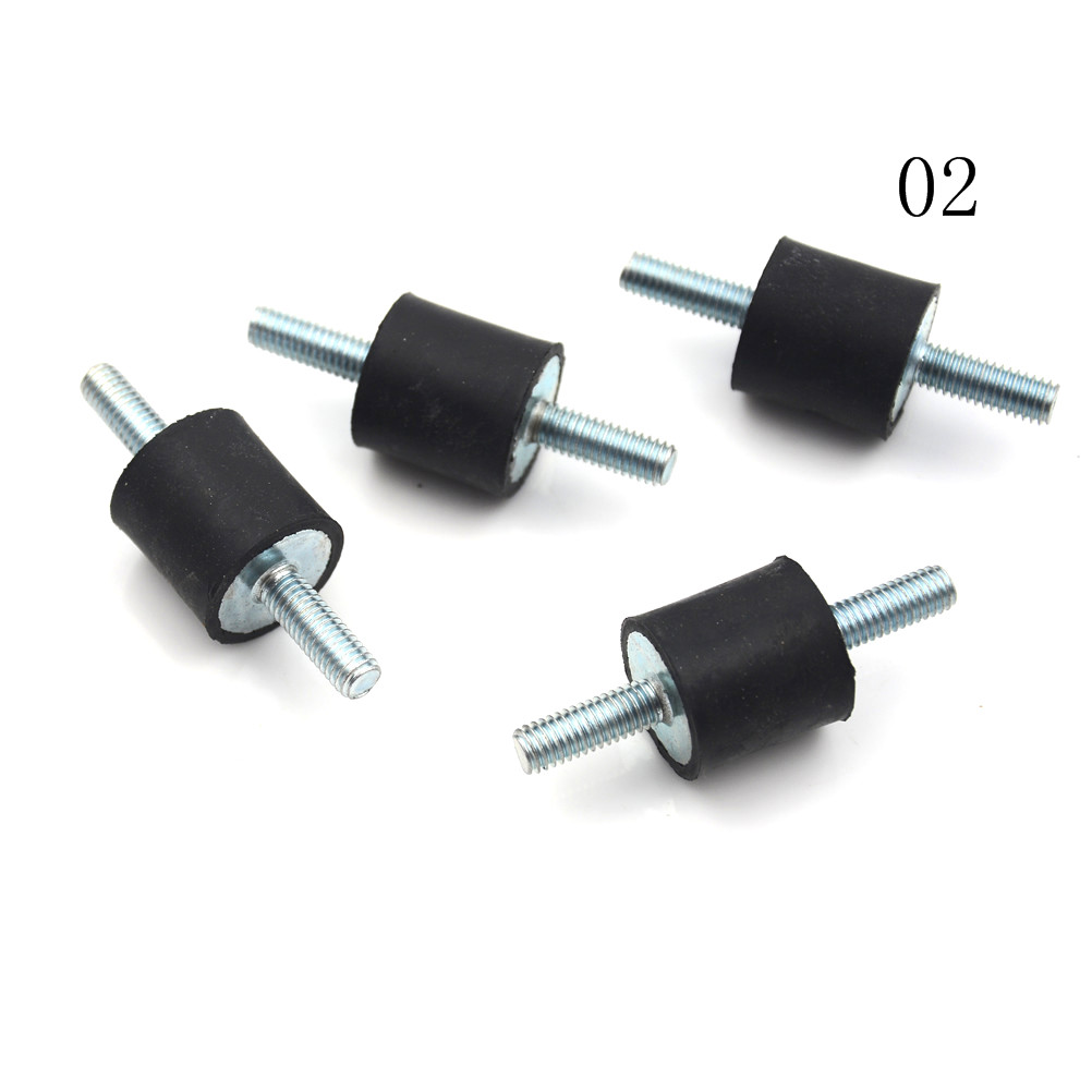 4pcs/lot M4-M8 Rubber Mounts Male Anti Vibration Silentblock Boat Car Bobbin Tools