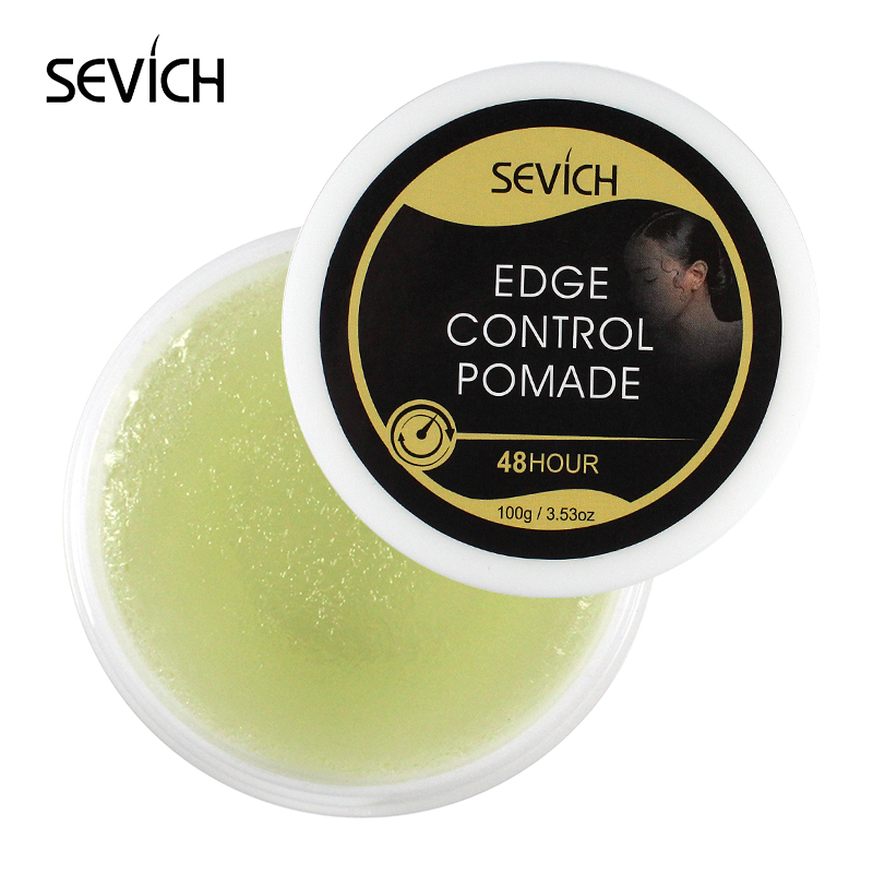 Sevich Hair Pomade Natural Hairstyle Wax For Women Edge Control Pomade Hair Cream Gel Broken Hair Repair 100g Comb free