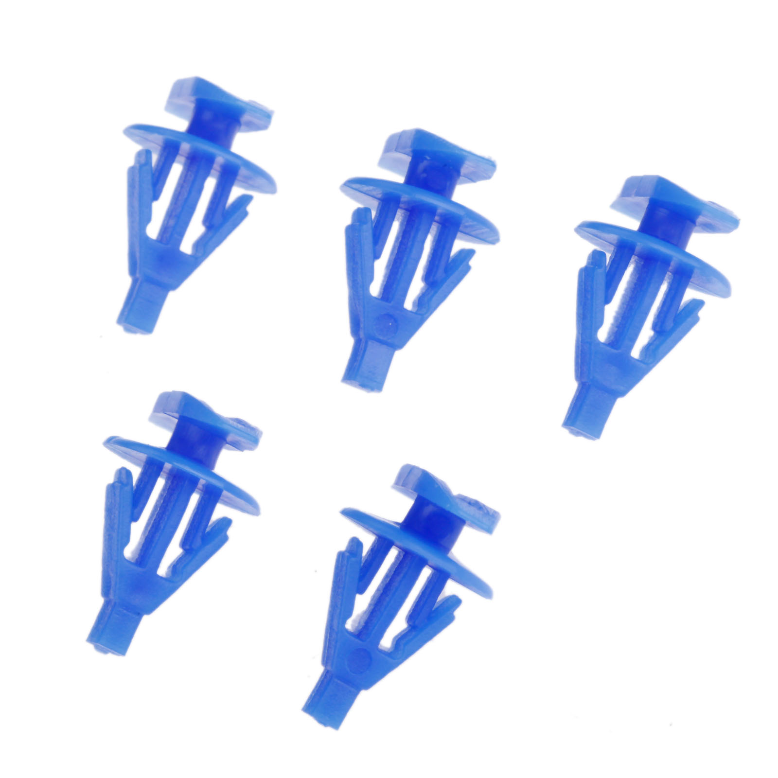 100Pcs Car Universal Weatherstrip Retainer Clips Auto Fasteners 7mm Hole Blue Plastic Rivets Car Clips Automobile