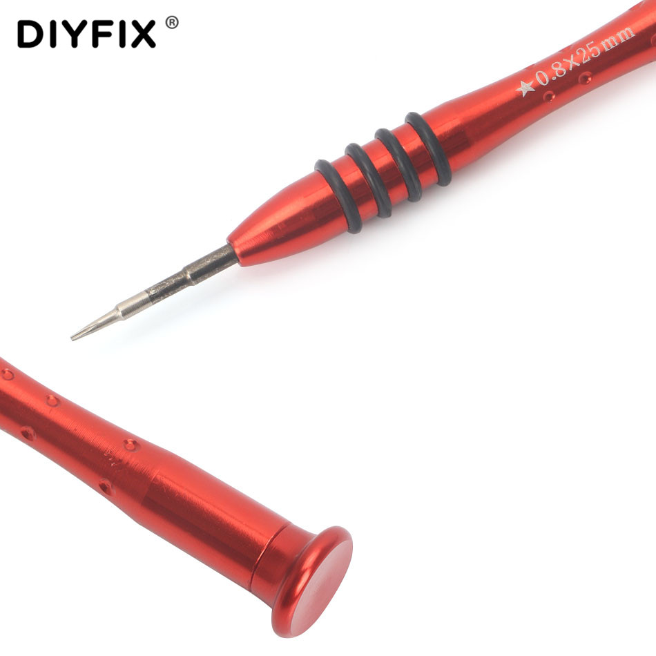 DIYFIX P2 0.8 Pentalobe Magnetic Screwdriver for Apple iPhone X 8 7 6s 6 5s 5 Bottom Star Screws Open Repair Tool