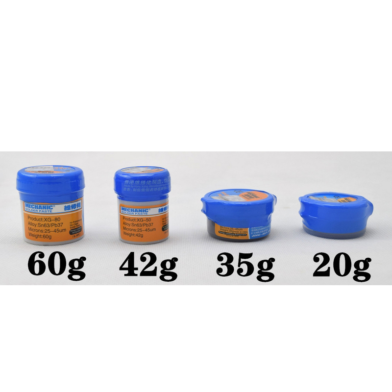 Welding Flux Solder Paste XG-50 XG-30 XG-40 XG-80 Tin Cream SMT Sn63/Pb37 for PCB BGA SMD Electric Soldering Station