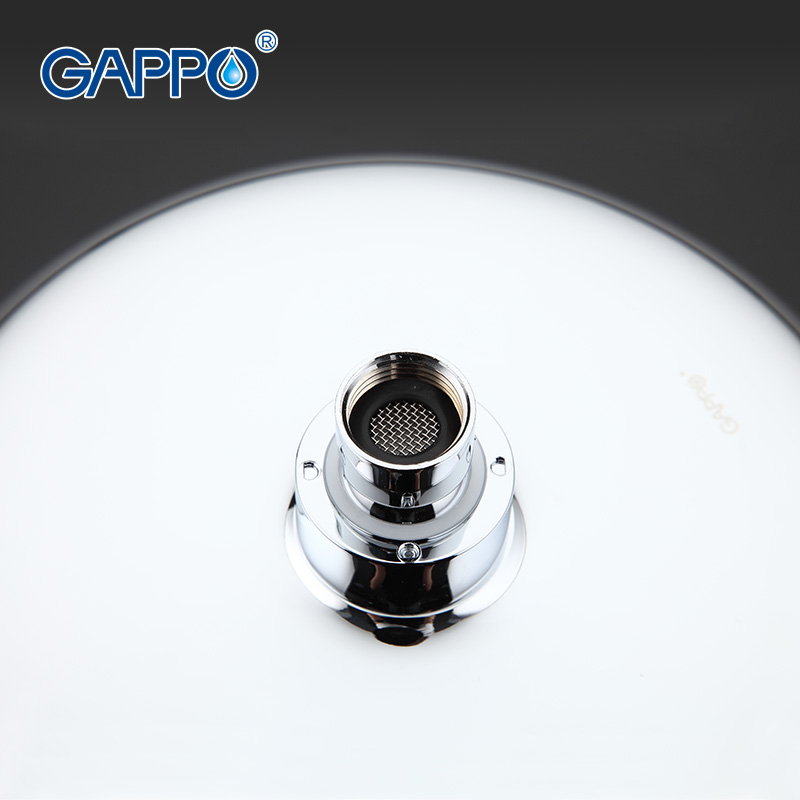 Gappo Round shower heads ABS chrome Rainfall Spray bathroom accessories Shower faucet replacement water saving shower head G14