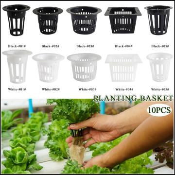 10pcs 3 cm Mesh Pot Net Cup Basket Hydroponic System Garden Plant Grow Vegetable Cloning Seed Germinate Nursery Pots