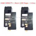 2 Pack Black Compatible Dell 1660 C1660 C1660w C1660cn C1660dn C1600dnw C1600cnw Toner Cartridges