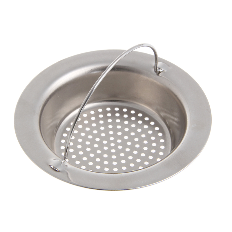 Kitchen Sink Strainer Waste Plug Drain Stopper Filter Basket Stainless Steel New 2017