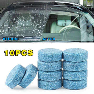 10Pcs Car Washer Glass Washer Glass Cleaning Pill Window Compact Effervescent Tablets Windshield Window Repair Car Clean Tools