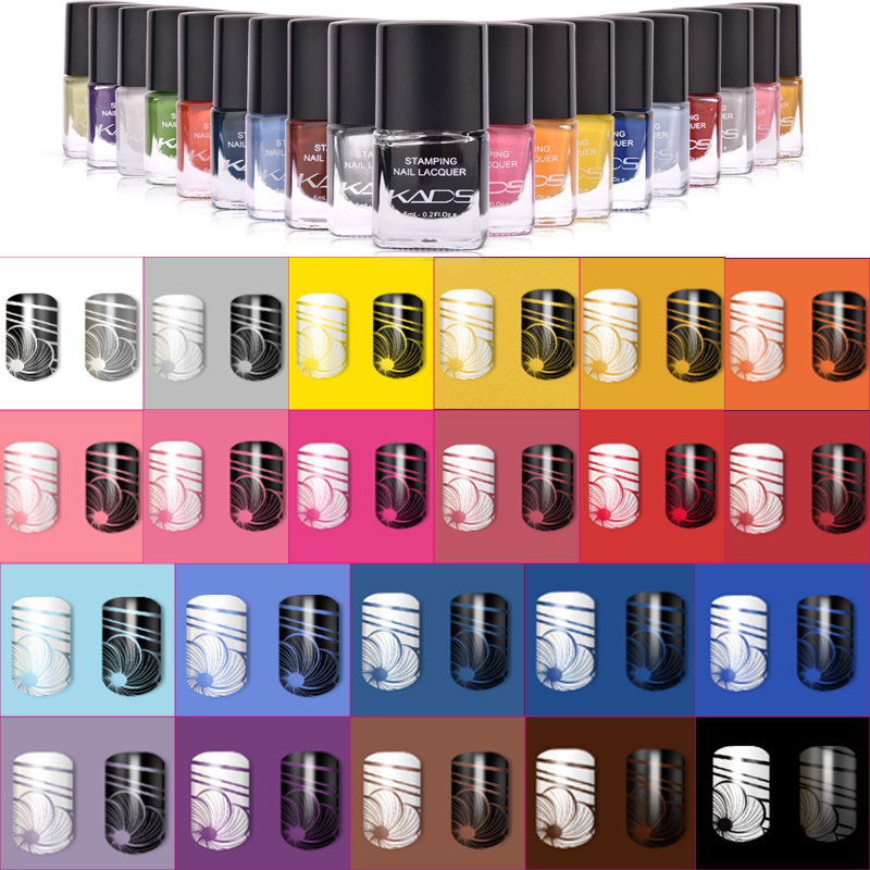 Nail Stamping Polish for Stamping Template Manicure Lacquer Nail Stamp Polish Nail Art 32 Color Stamping Nail Lacquer Varnish