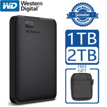WD Elements Portable External Hard Drive Disk HD 1TB 2TB High capacity SATA USB 3.0 Storage Device Original for Computer Laptop