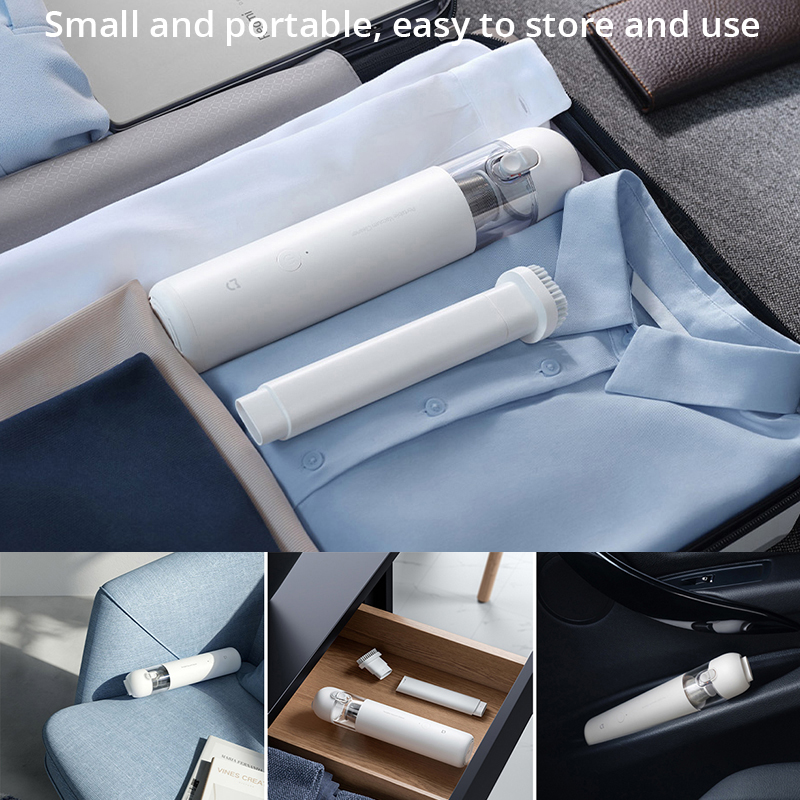 Global Ver. Xiaomi Mijia Handheld Vacuum Cleaner Portable Handy Car Vacuum Cleaner 120W Super Strong Suction Vacuum For Home&Car