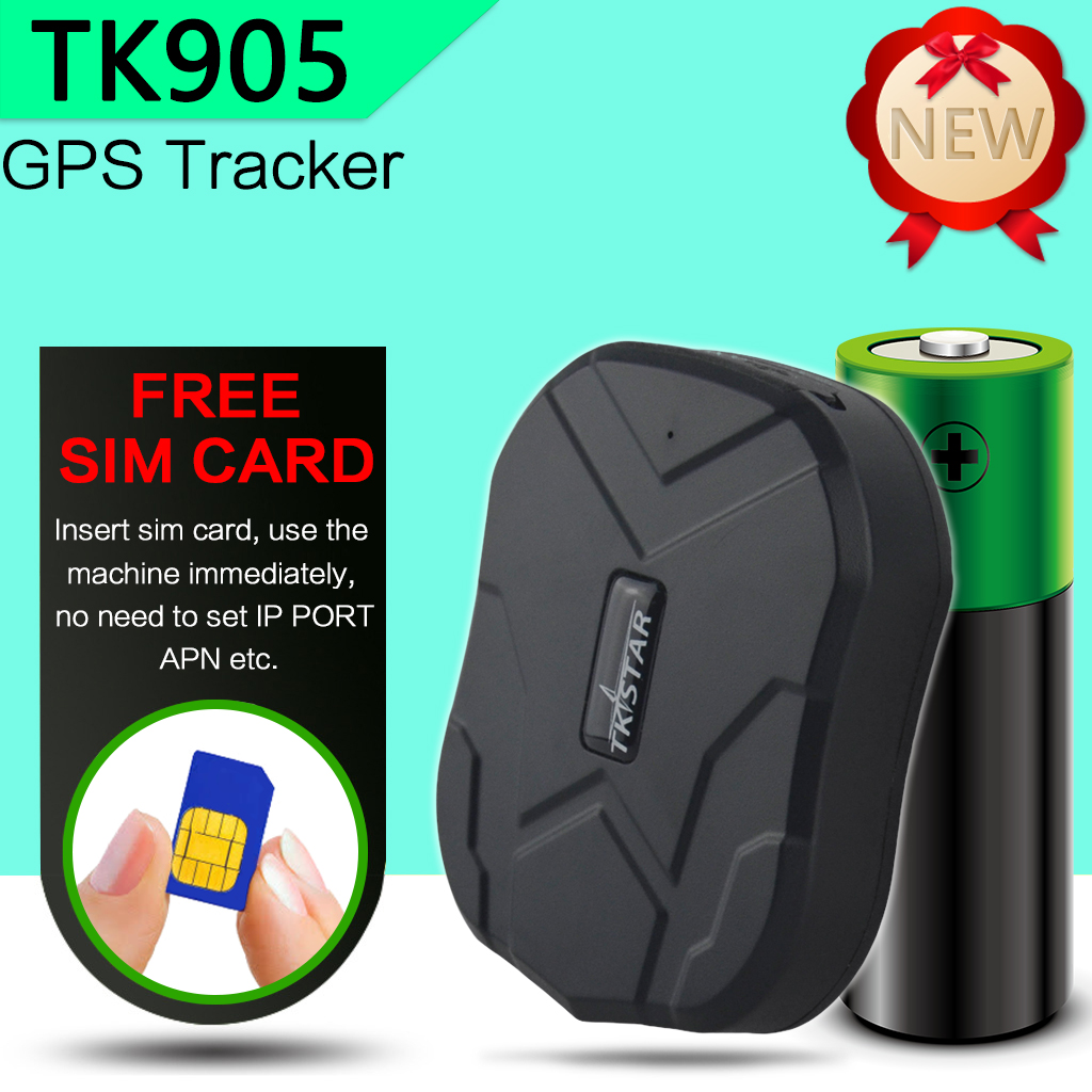 GPS Tracker TK905 for Personal and Vehicle Use Free APP Platform Realtime Tracking SMS GPRS Tracker Strong Manet Tracker Locator