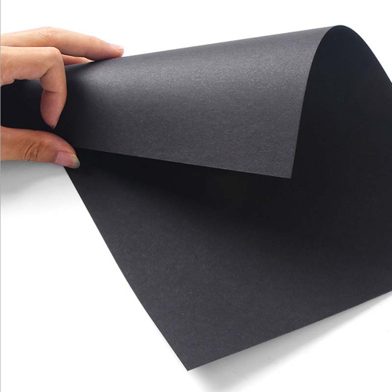 Multi-purpose 8k A4 Black Kraft Paper DIY Card Making Craft Paper Thick Paperboard Cardboard