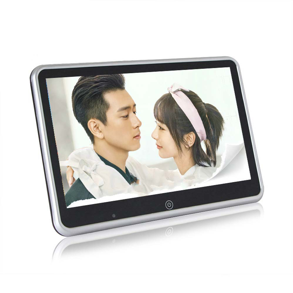 10.1" Car Headrest Monitor Auto Multimedia Audio Video Player Support 1080P HD LCD Touch Screen with Speaker Bluetooth MP4 MP5